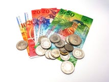 Schweizare Franc Money arkivfoton Schweizare Franc Money arkivfoton