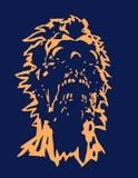 Schädel des verärgerten Zombiekonzeptes mit einem heftigen Gesicht Auch im corel abgehobenen Betrag stock abbildung Schädel des verärgerten Zombiekonzeptes mit einem heftigen Gesicht Auch im corel abgehobenen Betrag stock abbildung