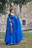 Schöne Eleonor von Aquitanien, Herzogin und Königin von England und von Frankreich auf hohen Mittelalter stockfotos Schöne Eleonor von Aquitanien, Herzogin und Königin von England und von Frankreich auf hohen Mittelalter stockfotos