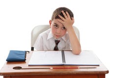 Schülerproblem-Lernenschwierigkeiten lizenzfreies stockfoto Schülerproblem-Lernenschwierigkeiten lizenzfreies stockfoto