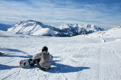 Sciando sulle dolomia, Val di Fiemme, Italia fotografie stock libere da diritti Sciando sulle dolomia, Val di Fiemme, Italia fotografie stock libere da diritti