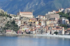 Scilla, old fisherman village in Calabria stock image Scilla, old fisherman village in Calabria stock image