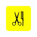 Scissors икона также вектор иллюстрации притяжки corel иллюстрация штока Scissors икона также вектор иллюстрации притяжки corel иллюстрация штока