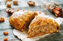 Scones de la calabaza foto de archivo Scones de la calabaza foto de archivo
