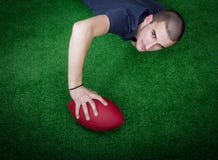 Scopo di football americano immagini stock Scopo di football americano immagini stock