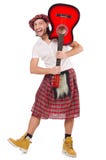 Scotsman que toca la guitarra imagen de archivo Scotsman que toca la guitarra imagen de archivo