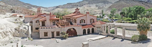 Scotty's Castle - Death Valley - Panorama royalty free stock images Scotty's Castle - Death Valley - Panorama royalty free stock images
