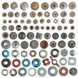 Screws Head And Washer Collection Royalty Free Stock Photo Screws Head And Washer Collection Royalty Free Stock Photo