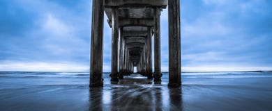 Scripps Pier - California Stock Image Scripps Pier - California Stock Image