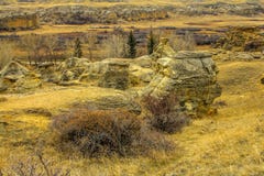 Canadian badlands, Writing on Stone Provincial Park, Alberta, Canada stock image Canadian badlands, Writing on Stone Provincial Park, Alberta, Canada stock image