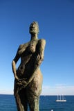 Sculpture d'une femme image stock Sculpture d'une femme image stock