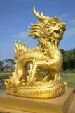 The sculpture golden dragon in the forbidden purple city. Hue Royalty Free Stock Photo The sculpture golden dragon in the forbidden purple city. Hue Royalty Free Stock Photo