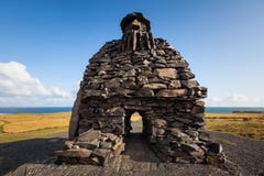 Sculpture Of Bardur In The Snaefellsness Peninsula, West Iceland Royalty Free Stock Photo