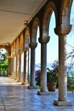 The Sea of Galilee and Church Of The Beatitudes, Israel, Sermon of the Mount of Jesus royalty free stock photography The Sea of Galilee and Church Of The Beatitudes, Israel, Sermon of the Mount of Jesus royalty free stock photography