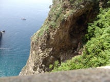 Sea of southern Italy on the Amalfi coast royalty free stock photos Sea of southern Italy on the Amalfi coast royalty free stock photos