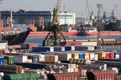 Sea Trading Port Stock Photos