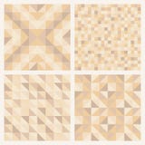Seamless Abstract Geometric Patterns Set Stock Images Seamless Abstract Geometric Patterns Set Stock Images