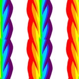 Seamless abstract background with rainbow intertwined stripes stock illustration Seamless abstract background with rainbow intertwined stripes stock illustration