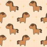Cute horse Seamless Pattern Background vector illustration Cute horse Seamless Pattern Background vector illustration