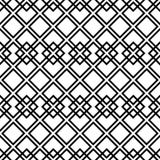 Seamless Black-and-white Pattern With Square Royalty Free Stock Photo