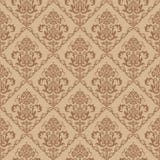 Seamless brown floral wallpaper Stock Images Seamless brown floral wallpaper Stock Images