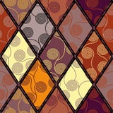 Curly waves pattern in Art Nouveau style. royalty free illustration Curly waves pattern in Art Nouveau style. royalty free illustration