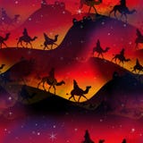 Seamless Christmas Magi Wrapping Paper royalty free illustration Seamless Christmas Magi Wrapping Paper royalty free illustration