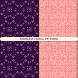 Seamless floral patterns with floral and botanical elements. Flower texture. Kitchen textiles, print for textiles, wallpaper desig stock illustration Seamless floral patterns with floral and botanical elements. Flower texture. Kitchen textiles, print for textiles, wallpaper desig stock illustration