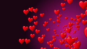 purple falling hearts purple falling hearts
