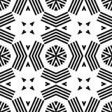 Seamless geometric monochrome striped pattern royalty free illustration Seamless geometric monochrome striped pattern royalty free illustration