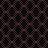 Seamless pattern with intersecting stitching lines and dots Royalty Free Stock Photography Seamless pattern with intersecting stitching lines and dots Royalty Free Stock Photography