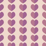 Seamless geometriska mönstrar med hjärtor Vektor som upprepar textur royaltyfri illustrationer Seamless geometriska mönstrar med hjärtor Vektor som upprepar textur royaltyfri illustrationer