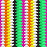 Seamless pattern abstract scales simple background with circle pattern green lilac violet orange pink black white. Vector vector illustration Seamless pattern abstract scales simple background with circle pattern green lilac violet orange pink black white. Vector vector illustration