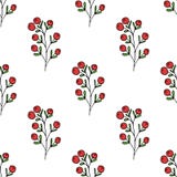 Seamless pattern with berries stock illustration Seamless pattern with berries stock illustration