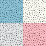 Seamless pattern with bows. Set of four Royalty Free Stock Images Seamless pattern with bows. Set of four Royalty Free Stock Images