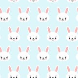 Seamless pattern with cartoon bunnies for kids. Abstract art print. background with cute animals. Vector illustration royalty free illustration Seamless pattern with cartoon bunnies for kids. Abstract art print. background with cute animals. Vector illustration royalty free illustration