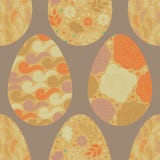 Seamless pattern with Easter eggs, royalty free illustration Seamless pattern with Easter eggs, royalty free illustration