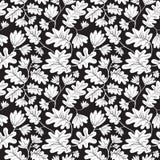 Seamless pattern with flowers and leaves. Floral background with vector illustration Seamless pattern with flowers and leaves. Floral background with vector illustration