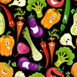 Seamless pattern. funny vegetable vector illustration Seamless pattern. funny vegetable vector illustration