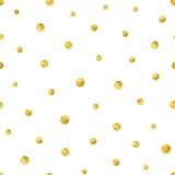 Seamless pattern with hand painted gold circles. Gold polka dot pattern royalty free illustration Seamless pattern with hand painted gold circles. Gold polka dot pattern royalty free illustration