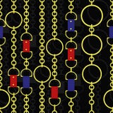 Seamless Pattern With Chain Stock Images Seamless Pattern With Chain Stock Images