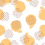 Seamless polka dot paint brush pattern royalty free illustration Seamless polka dot paint brush pattern royalty free illustration