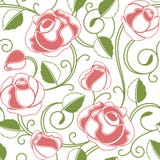 Seamless roses pattern royalty free illustration Seamless roses pattern royalty free illustration