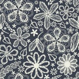 Seamless Shabby Floral Hand-drawn Curly Pattern Royalty Free Stock Photo Seamless Shabby Floral Hand-drawn Curly Pattern Royalty Free Stock Photo