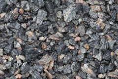 Grey crushed granite