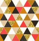 Seamless triangle tile pattern with glittery effect royalty free illustration Seamless triangle tile pattern with glittery effect royalty free illustration