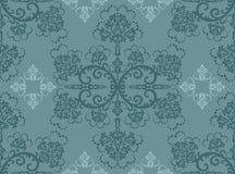 Turquoise Seamless Wallpaper Stock Vector - Image: 10224607