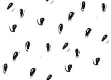 Download Seamless Pattern With Black Watermelon Seeds Stock Vector ...