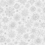 Seamless Winter Pattern With Snowflakes Stock Photos