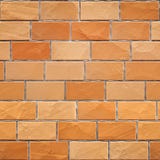 Seamless yellow-orange brick wall texture. 3d render royalty free illustration Seamless yellow-orange brick wall texture. 3d render royalty free illustration